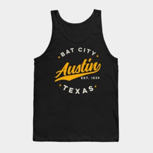 Vintage Austin Bat City Texas USA Tank Top
